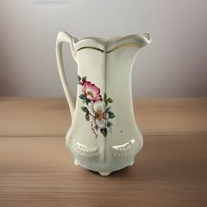 Vintage Floral Wild‎ Briar Rose Pitcher Creamer House of Webster Ceramic Jug